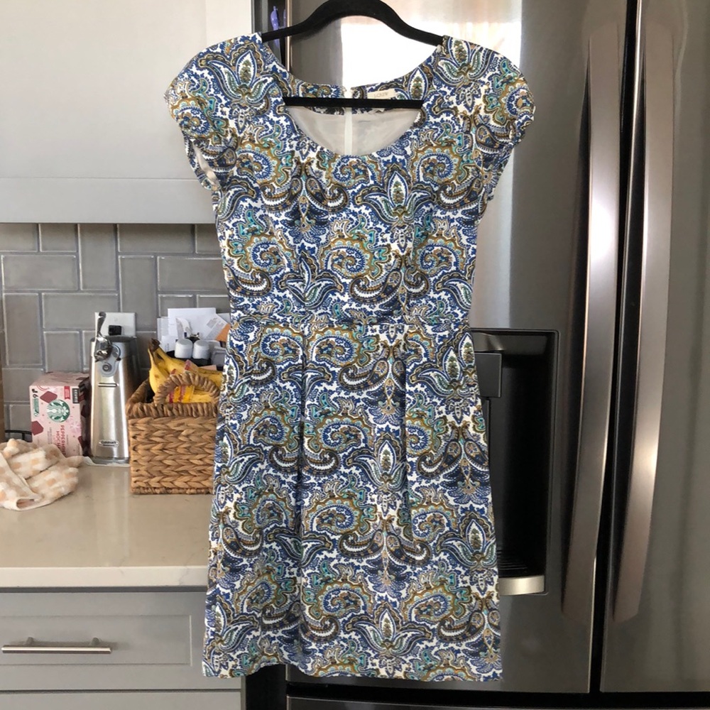Fun, figure flattering JCrew dress. Worn twice!
